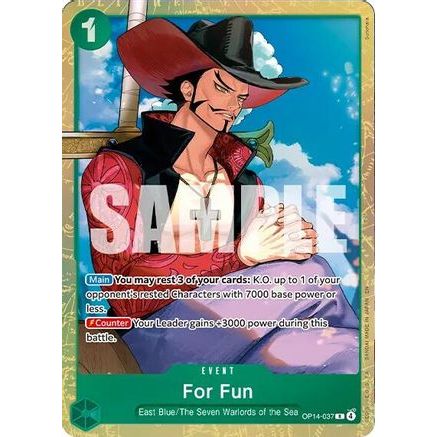 For Fun (Premium Card Collection -Best Selection Vol. 6-) (OP14-037) - One Piece Promotion Cards Foil