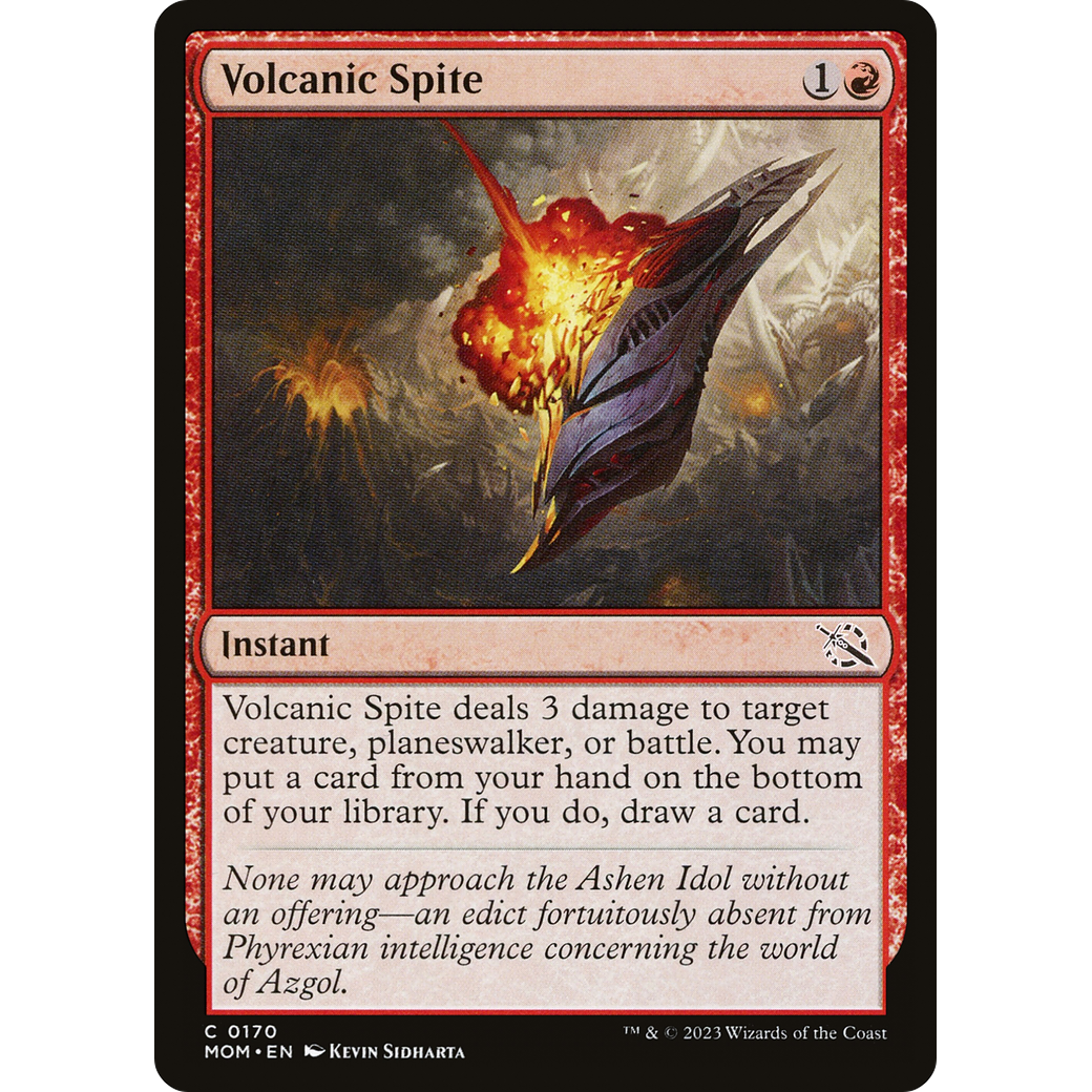 Volcanic Spite (MOM-170) - March of the Machine