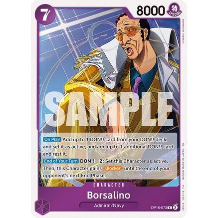 Borsalino (OP16-073) - The Time of Battle Foil