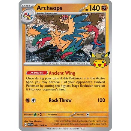 Archeops - 051 (Fossil Museum Exclusive) 51 - ME Mega Evolution Promo Holofoil