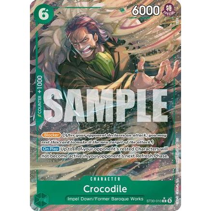 Crocodile (Full Art) (ST30-010) - Starter Deck EX: Luffy & Ace Foil