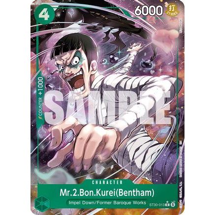 Mr.2.Bon.Kurei(Bentham) (Full Art) (ST30-013) - Starter Deck EX: Luffy & Ace