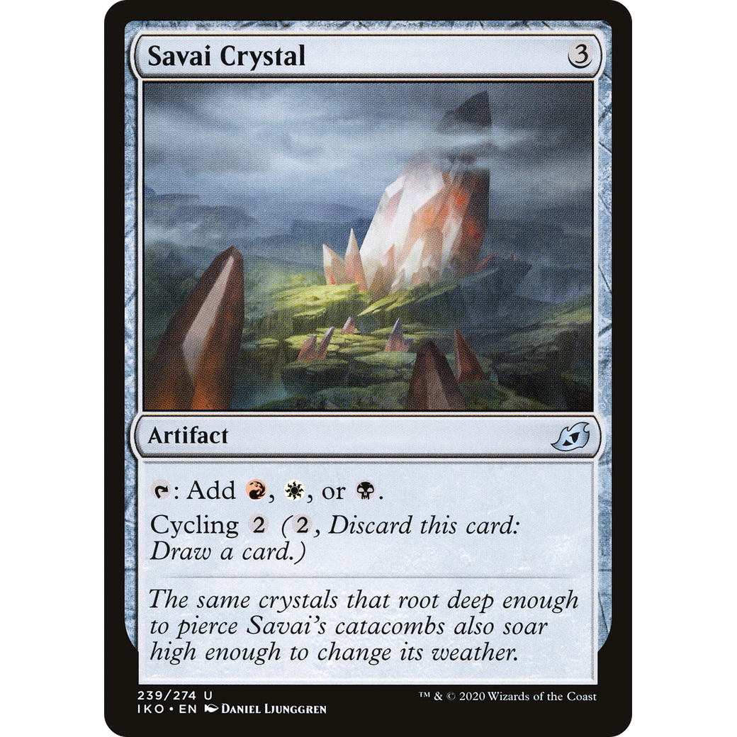 Savai Crystal (IKO-239) - Ikoria: Lair of Behemoths Foil
