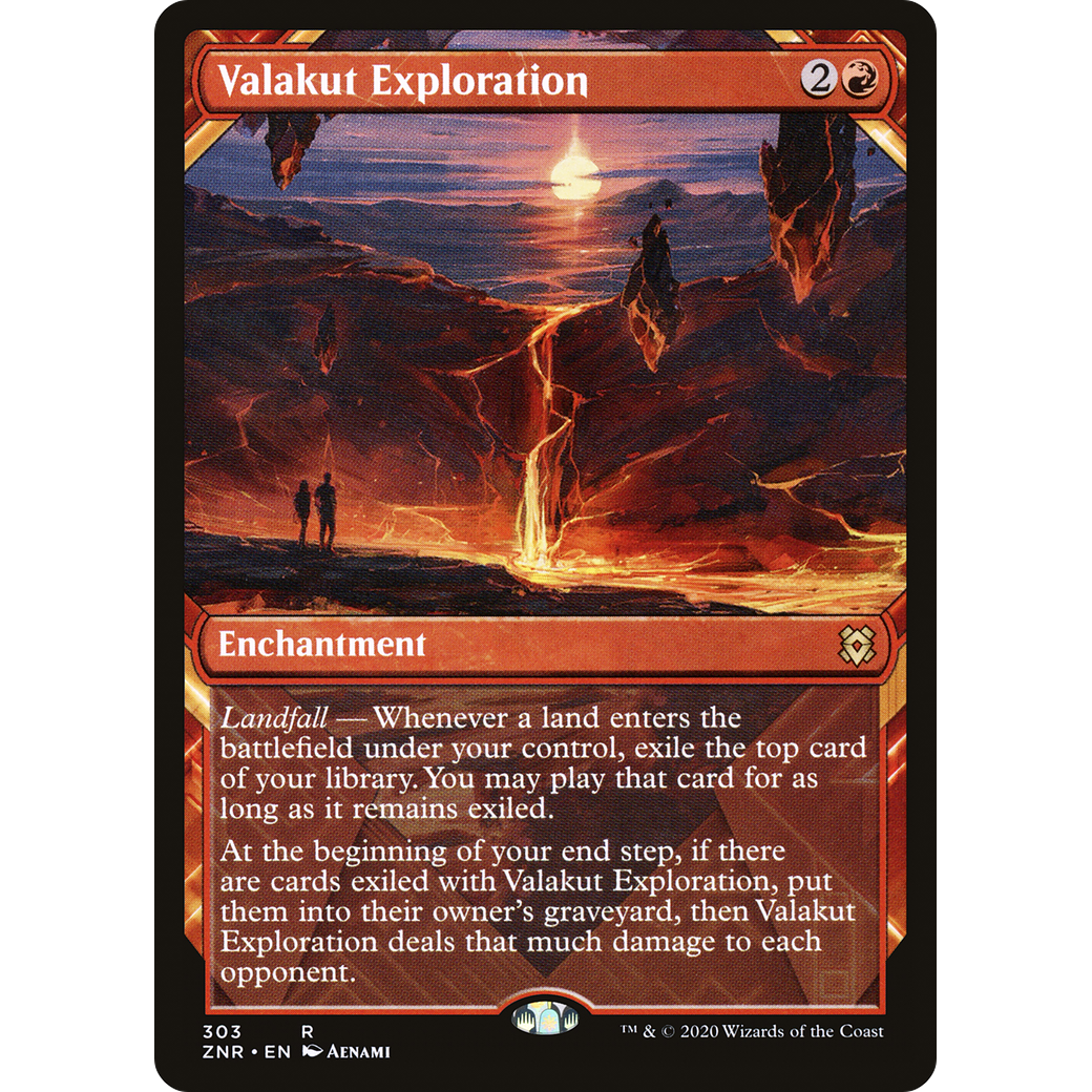 Valakut Exploration (Showcase) (ZNR-303) - Zendikar Rising: (Showcase) Foil