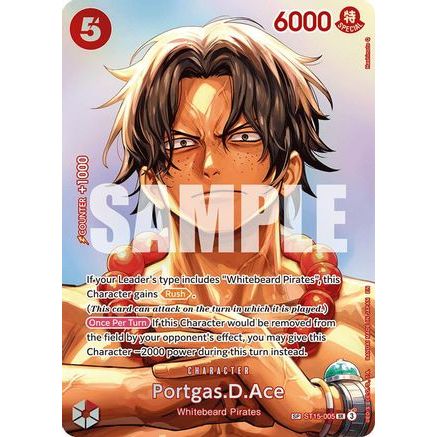Portgas.D.Ace (SP) (ST15-005) - The Time of Battle Foil