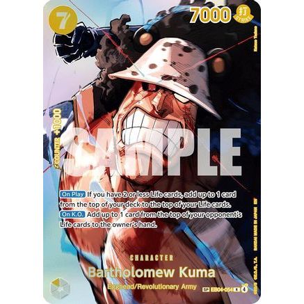 Bartholomew Kuma (SP) (EB04-054) - The Time of Battle Foil