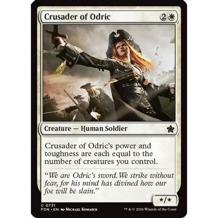 Crusader of Odric (0731) (FDN-731) - Foundations