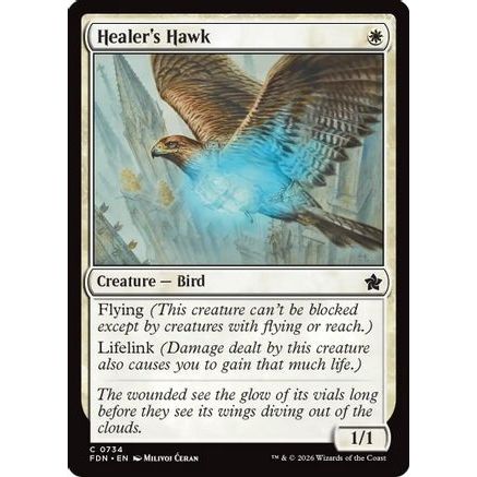 Healer's Hawk (0734) (FDN-734) - Foundations