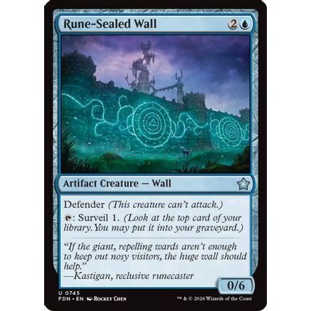 Rune-Sealed Wall (0745) (FDN-745) - Foundations