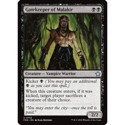 Gatekeeper of Malakir (0752) (FDN-752) - Foundations
