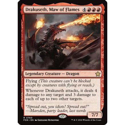 Drakuseth, Maw of Flames (0760) (FDN-760) - Foundations
