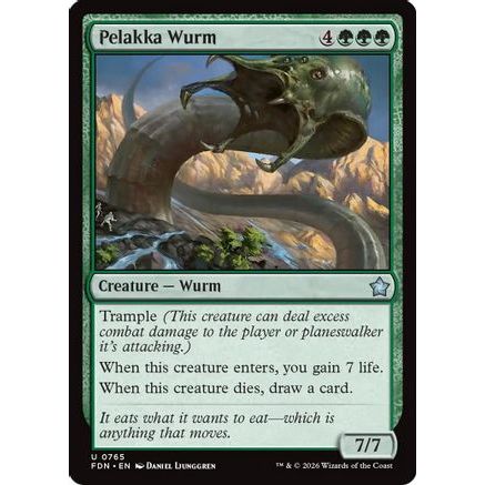 Pelakka Wurm (0765) (FDN-765) - Foundations
