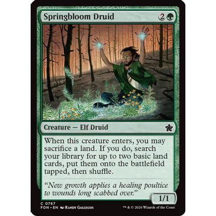 Springbloom Druid (0767) (FDN-767) - Foundations