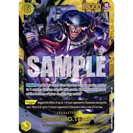 Marshall.D.Teach (119) (OP16-119) - The Time of Battle Foil