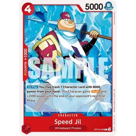 Speed Jil (OP16-009) - The Time of Battle