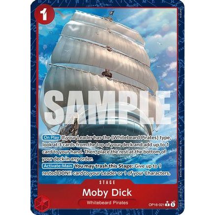 Moby Dick (Alternate Art) (OP16-021) - The Time of Battle Foil