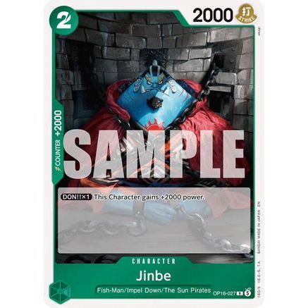 Jinbe (027) (OP16-027) - The Time of Battle Foil