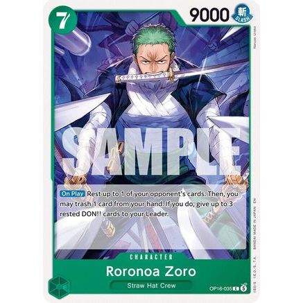 Roronoa Zoro (035) (OP16-035) - The Time of Battle