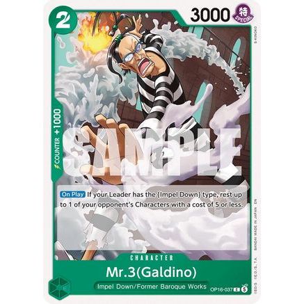 Mr.3(Galdino) (037) (OP16-037) - The Time of Battle