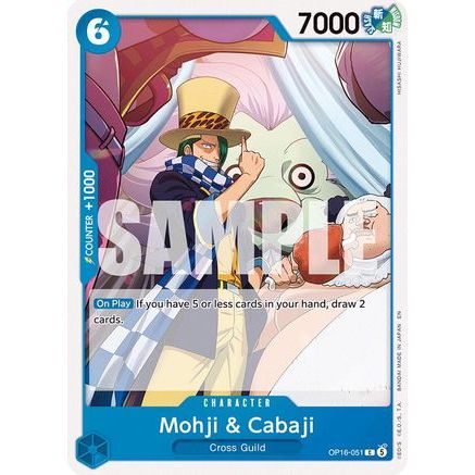 Mohji & Cabaji (OP16-051) - The Time of Battle
