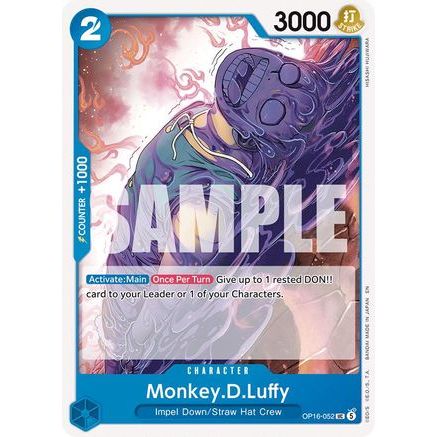 Monkey.D.Luffy (052) (OP16-052) - The Time of Battle