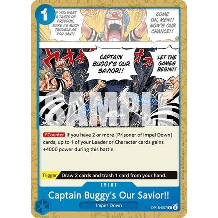 Captain Buggy's Our Savior!! (OP16-057) - The Time of Battle
