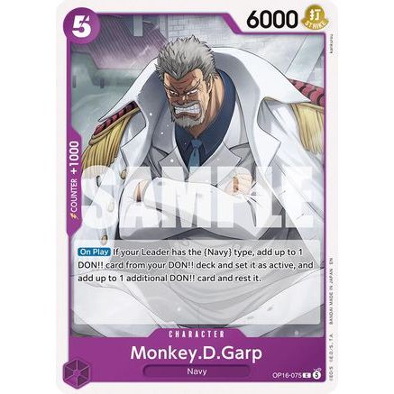 Monkey.D.Garp (OP16-075) - The Time of Battle