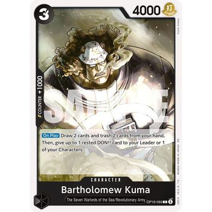 Bartholomew Kuma (093) (OP16-093) - The Time of Battle