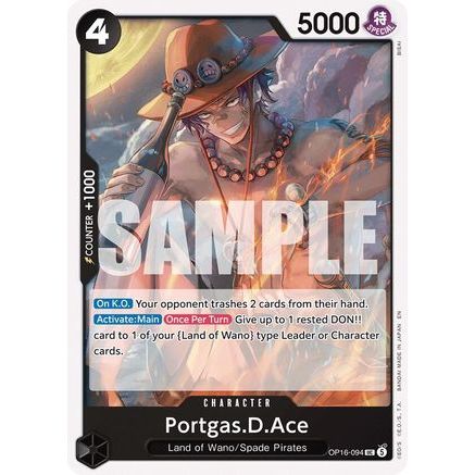 Portgas.D.Ace (094) (OP16-094) - The Time of Battle