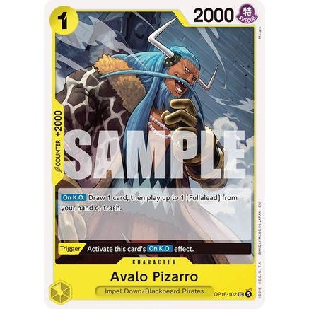 Avalo Pizarro (OP16-102) - The Time of Battle