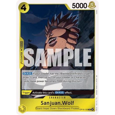 Sanjuan.Wolf (OP16-106) - The Time of Battle Foil
