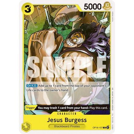 Jesus Burgess (OP16-107) - The Time of Battle