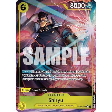Shiryu (Full Art) (OP16-108) - The Time of Battle Foil