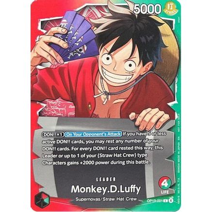 Monkey.D.Luffy - OP13-001 (Ichiban Kuji Exclusive) (OP13-001) - One Piece Promotion Cards