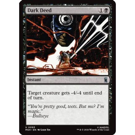 Dark Deed (MSH-093) - Marvel Super Heroes Foil