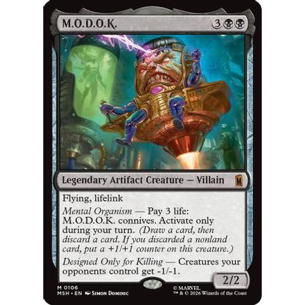 M.O.D.O.K. (MSH-106) - Marvel Super Heroes Foil