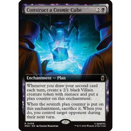 Construct a Cosmic Cube (Extended Art) (MSH-406) - Marvel Super Heroes Foil