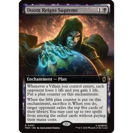 Doom Reigns Supreme (Extended Art) (MSH-407) - Marvel Super Heroes