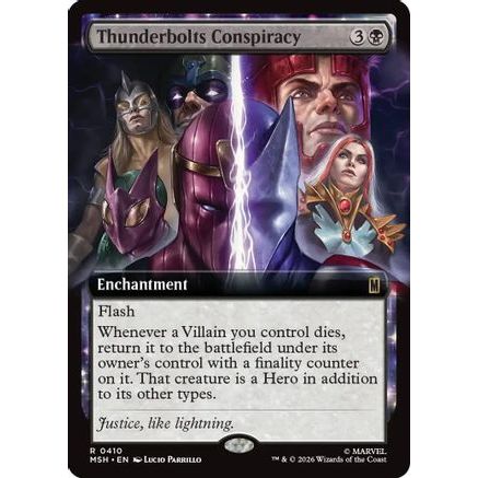 Thunderbolts Conspiracy (Extended Art) (MSH-410) - Marvel Super Heroes Foil