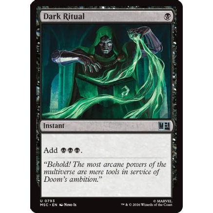 Dark Ritual (MSC-793) - Commander: Marvel Super Heroes Foil