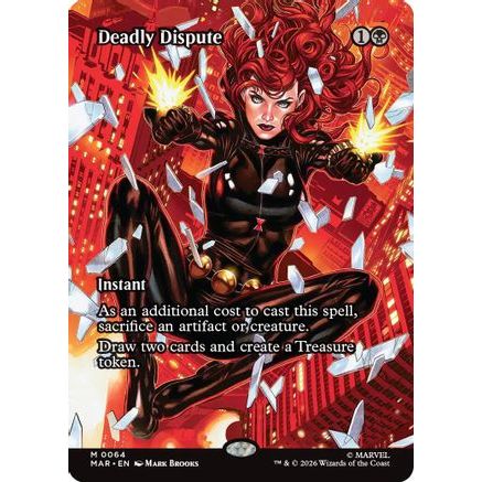 Deadly Dispute (Borderless) (MAR-064) - Marvel Universe Eternal-Legal Foil