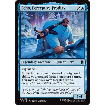 Echo, Perceptive Prodigy (MSH-051) - Marvel Super Heroes Foil