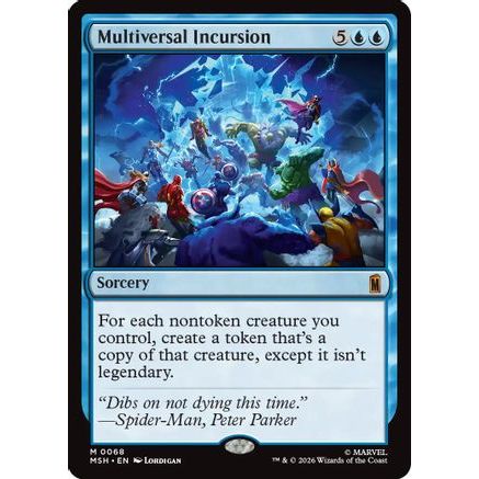 Multiversal Incursion (MSH-068) - Marvel Super Heroes Foil