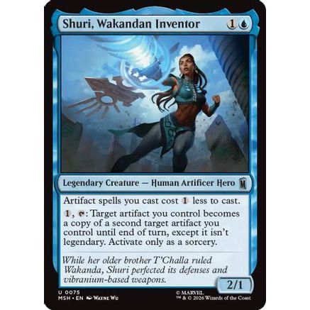 Shuri, Wakandan Inventor (MSH-075) - Marvel Super Heroes