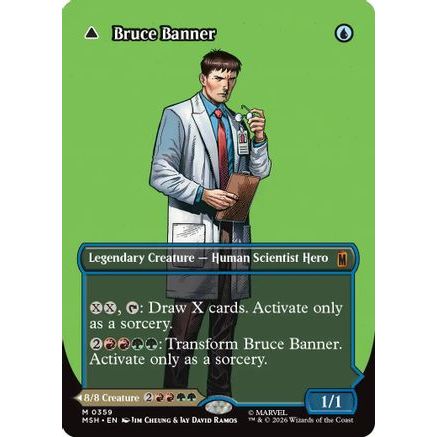 Bruce Banner (Borderless) (0359) (MSH-359) - Marvel Super Heroes Foil
