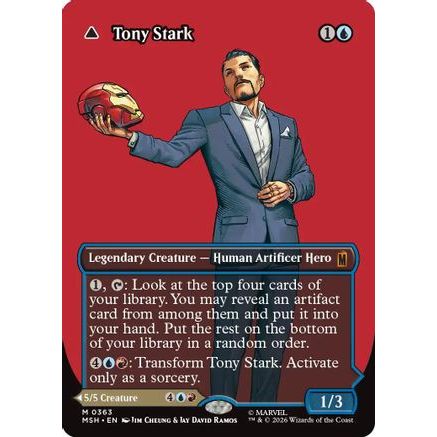 Tony Stark (Borderless) (0363) (MSH-363) - Marvel Super Heroes