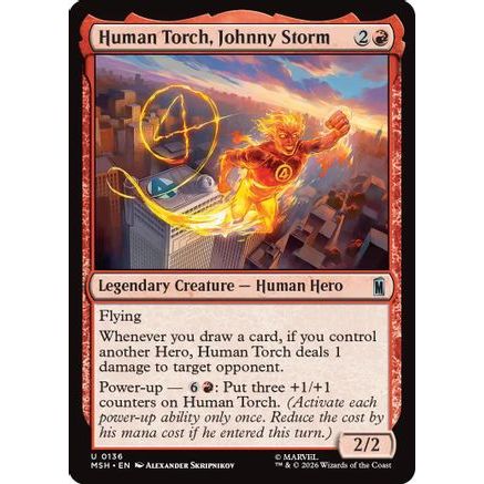 Human Torch, Johnny Storm (MSH-136) - Marvel Super Heroes