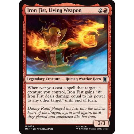 Iron Fist, Living Weapon (MSH-138) - Marvel Super Heroes