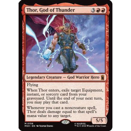 Thor, God of Thunder (MSH-156) - Marvel Super Heroes