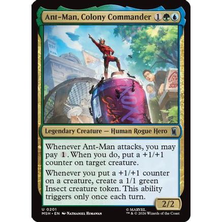 Ant-Man, Colony Commander (MSH-201) - Marvel Super Heroes Foil